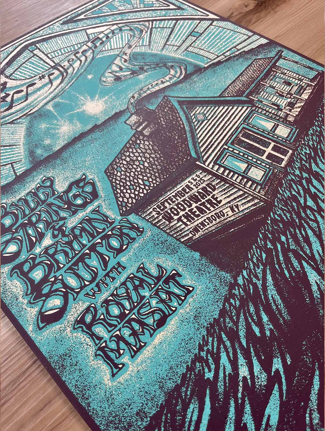 Official Billy Strings Owensboro Show Poster 9/5-6