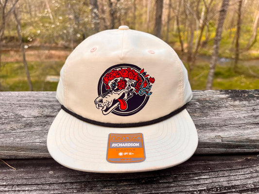 Grateful Dead fan hat, Dire Wolf Bertha Skull
