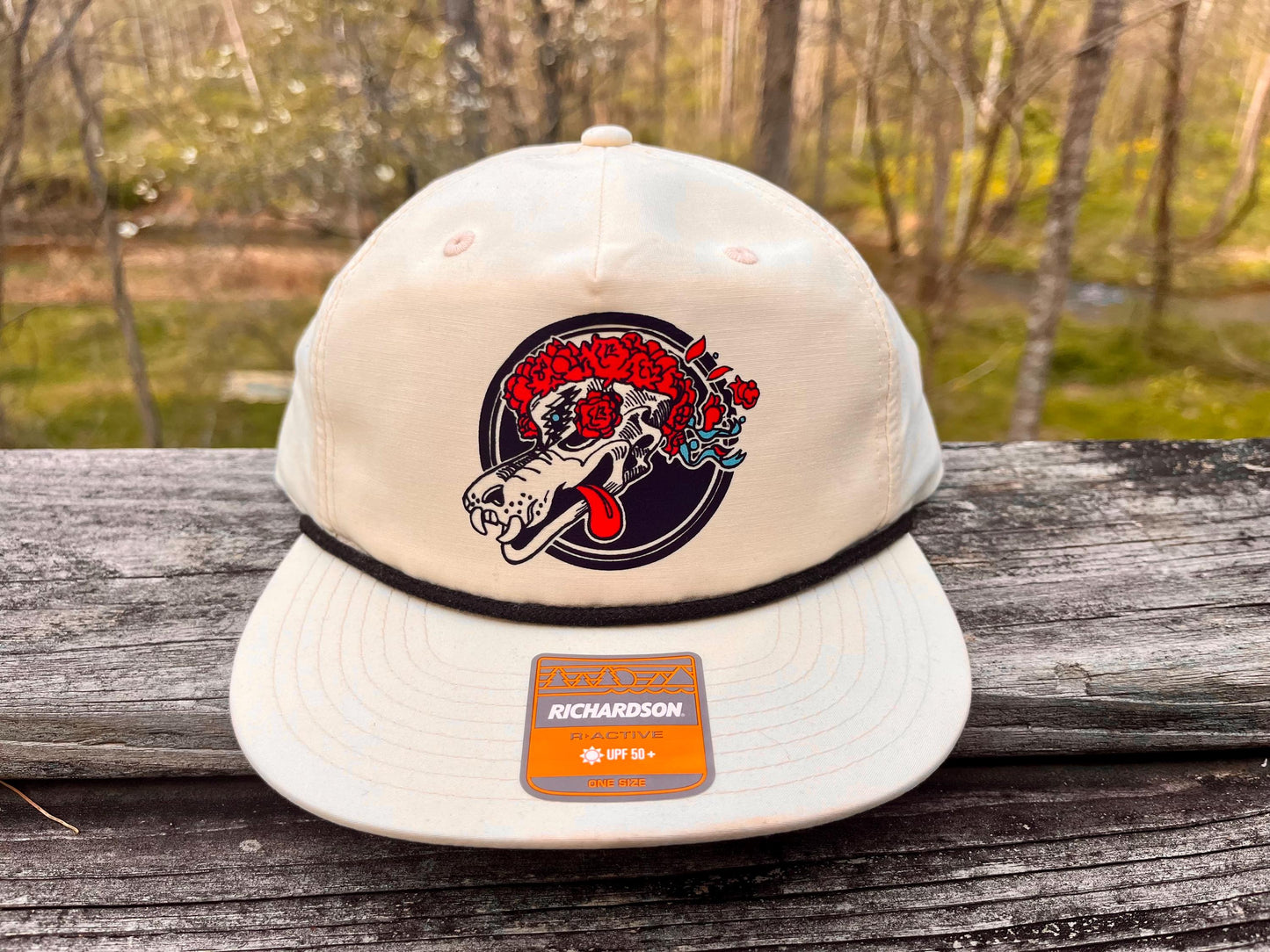Grateful Dead fan hat, Dire Wolf Bertha Skull